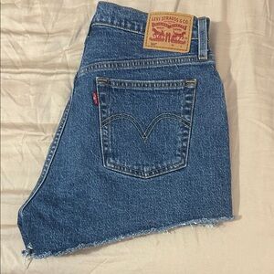 Levi's Classic Blue Denim Shorts